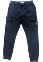 Stone Island Black Cargo Sweatpants